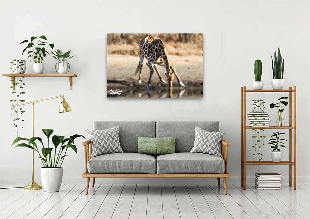 ANM00009 Giraffe at Water